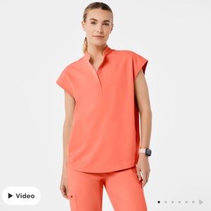 FIGS Rafaela Oversized Scrub Top